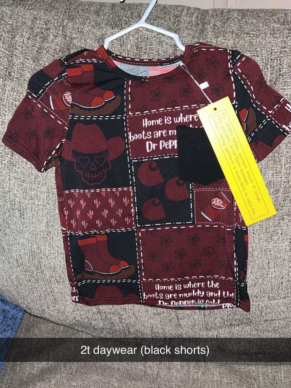 2pc. Dr.P print bamboo daywear set